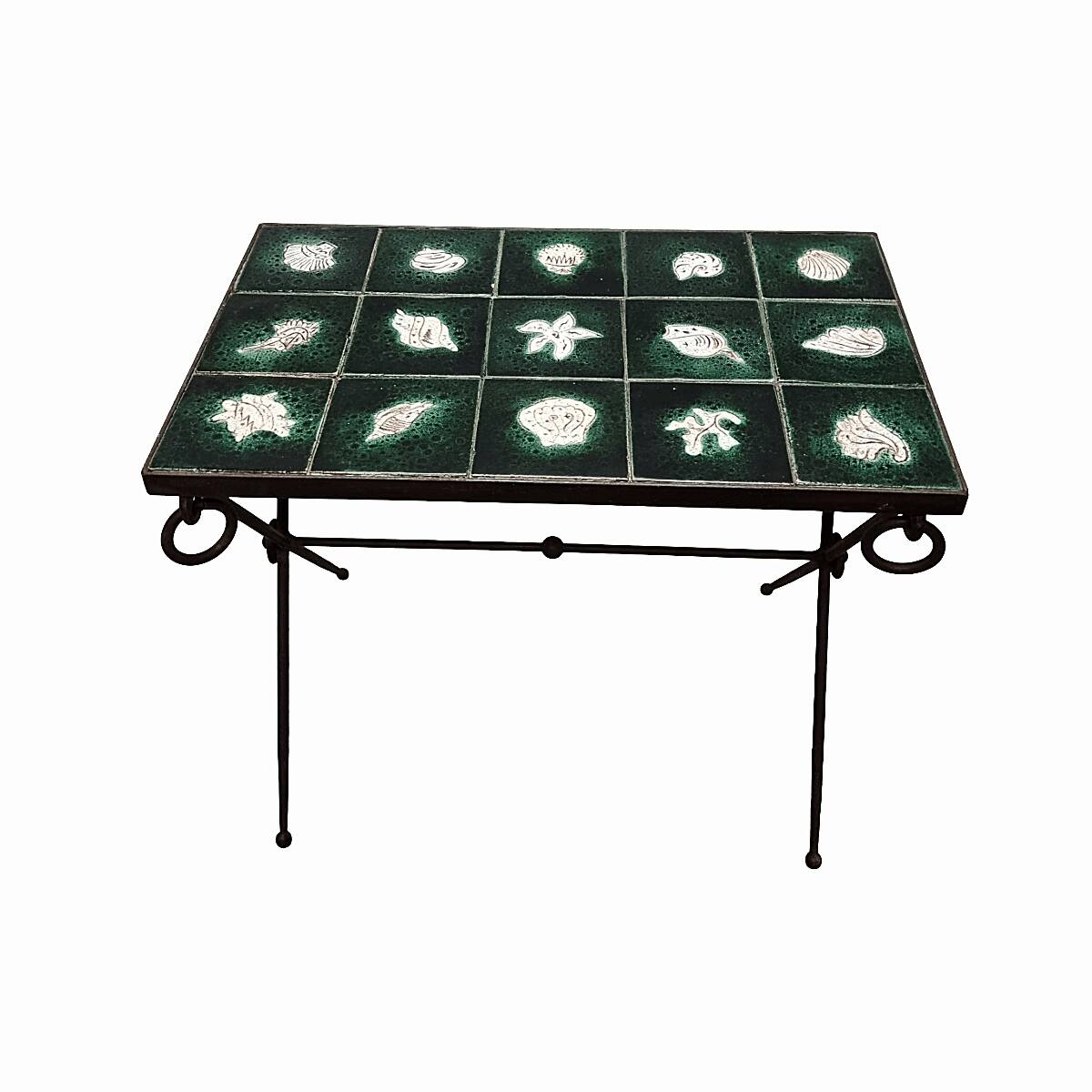 Unique Design Side Table By Paul Pouchol And Jacques Adnet, Between 1935-55