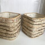 Pair of vintage lampshades 15x15