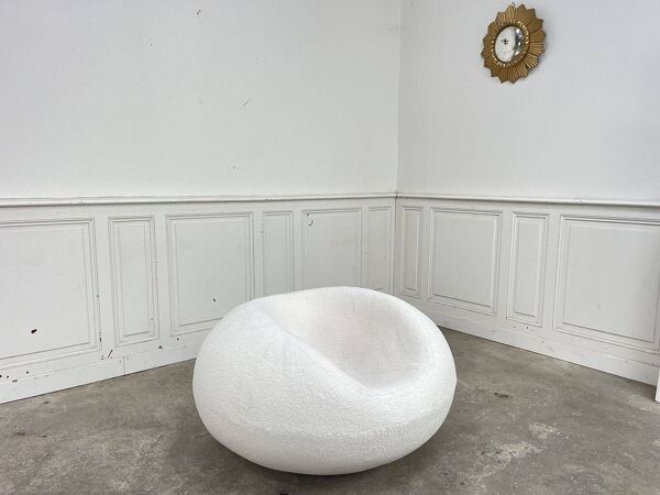 Fauteuil ''Ball'' 1970 retapissé
