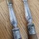 Silver-plated salad servers
