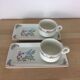 Mugs Les Amoureux de Gien, by Marie Pierre Boitard, breakfast service