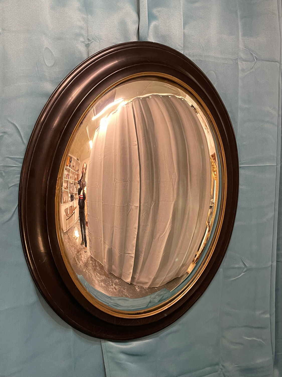 Mirror 90x75 witch of period Napoleon III 1870