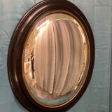 Miroir 90x75 sorcière d’époque Napoléon III 1870