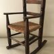 Old rocking chair for children