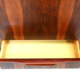 Large 5-door vintage wardrobe in rosewood with stylish adjustable legs in I