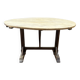 table de vendange , plateau décapé et bois naturel