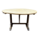 table de vendange , plateau décapé et bois naturel