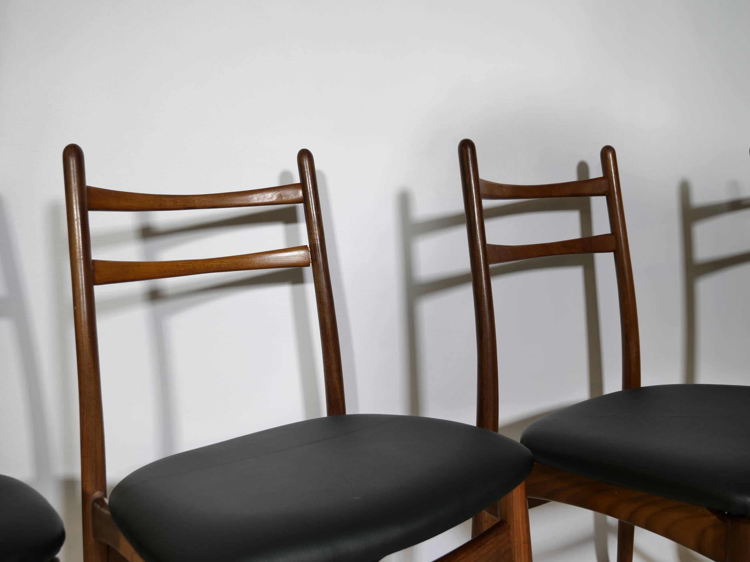 Teak Dining Chairs, Design by Georg Leowald for Wilkhahn, Set of 4, 1960s