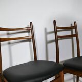 Teak Dining Chairs, Design by Georg Leowald for Wilkhahn, Set of 4, 1960s