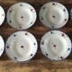 8 hollow plates Digoin Sarreguemines model Mary Lou