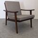 Scandinavian style armchair in teak, Eastern Europe around 1950.