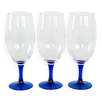 Set of three glasses, Danish design, 1970s, manufactured in Denmark