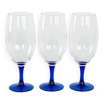 Set of three glasses, Danish design, 1970s, manufactured in Denmark