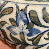 Old Hand-painted ceramic lamp