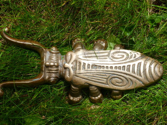 Vintage bronze beetle