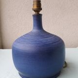 Blue lamp base Ludovic