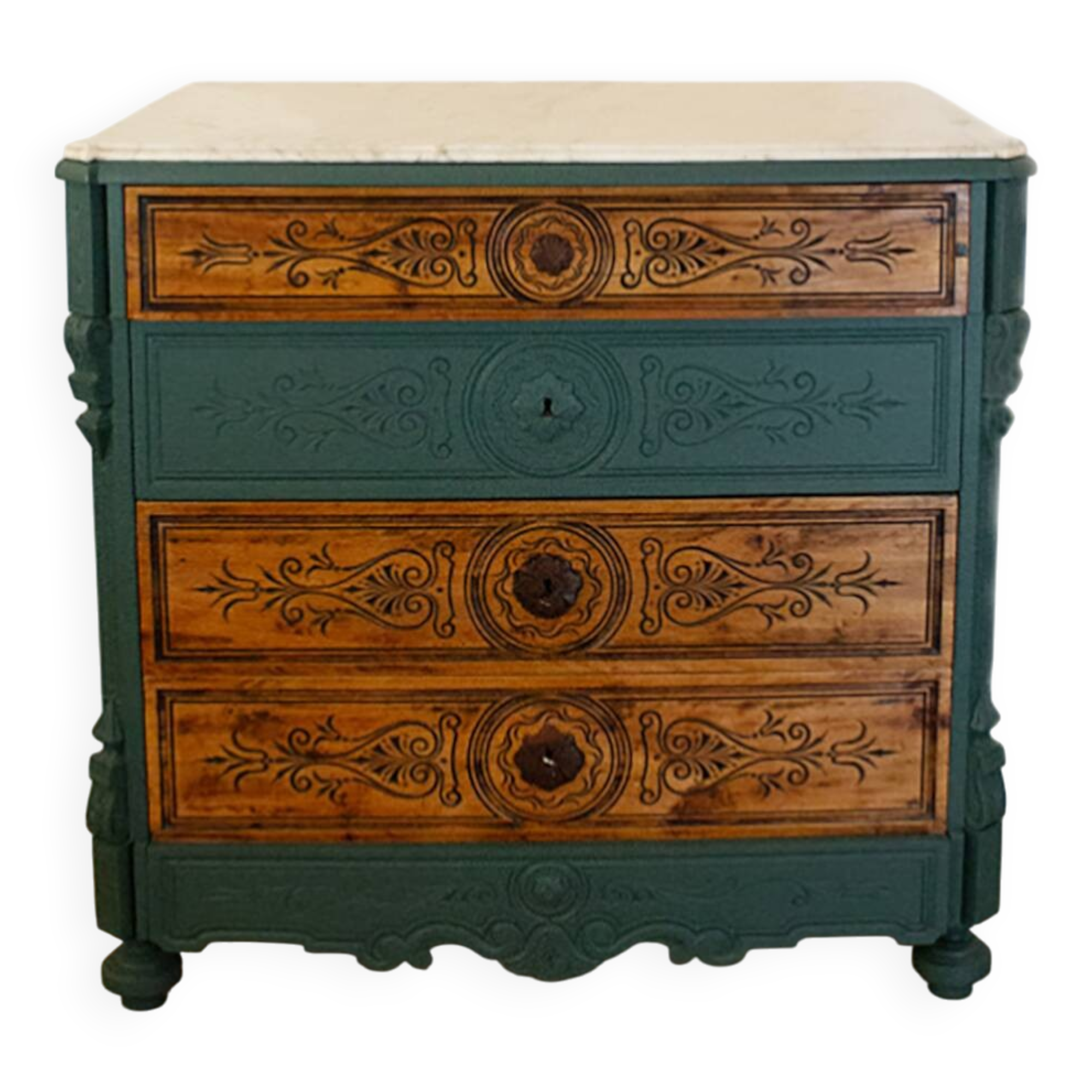 Antique Chest of Drawers, Spain, 19th Century