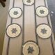 Service flat plates Jules Vieillard Bordeaux in ironstone