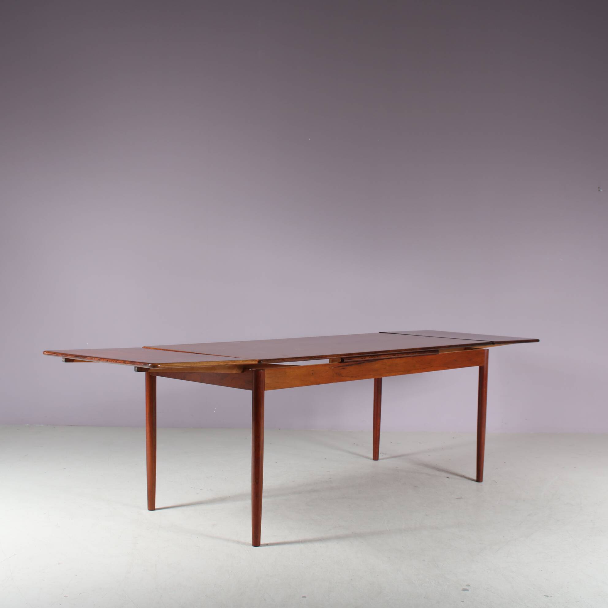 1960s Rosewooden dining table by Topform, Netherlands