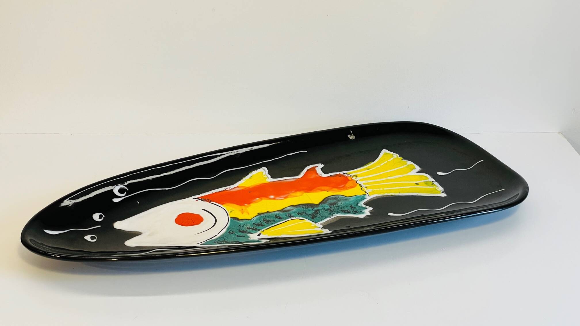 Xl plate niderviller earthenware factory france vintage