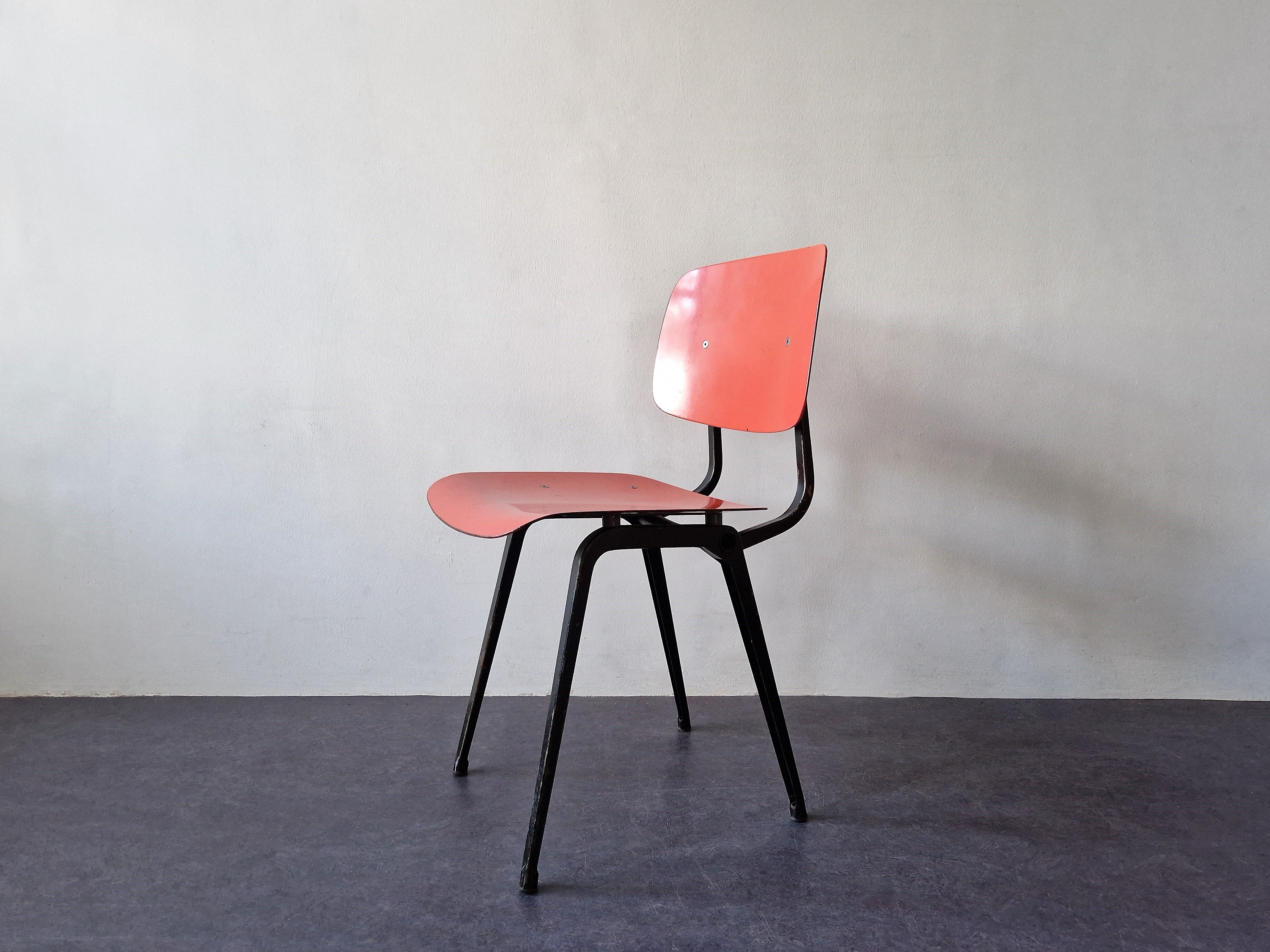 6 Revolt chairs by Friso Kramer for Ahrend De Cirkel, the Netherlands, 1956