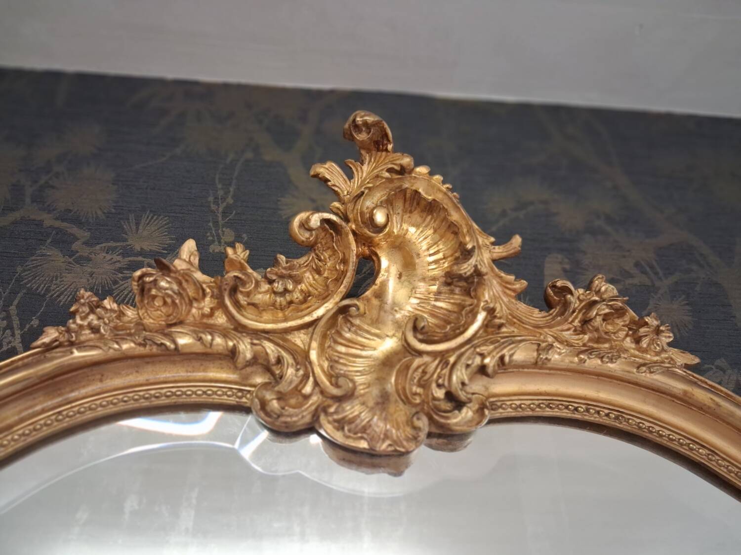 Napoleon III period mirror 220 x 125