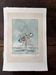 Gravure Originale Bernard Louedin 1978 "Chardons du Marais" Signée Num