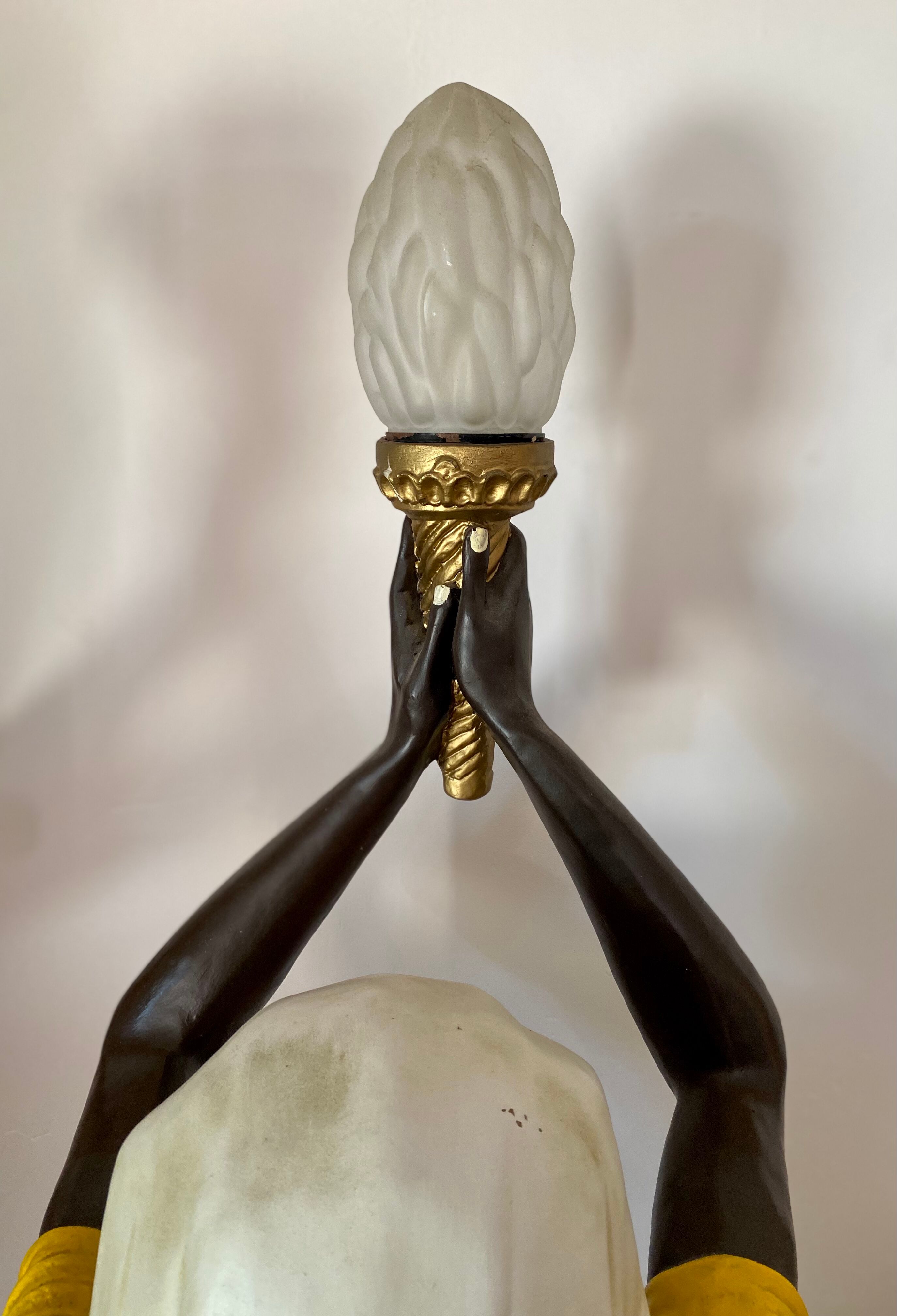 Egyptian statue flashlight