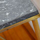 Vintage 60s grey marble coffee table