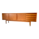 Vintage Scandinavian teak row by Bernhard Pedersen for Samcom, 1960s