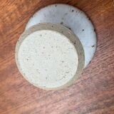 Mid-century Danish studio ceramic candle holders, 1960s, set of 2.