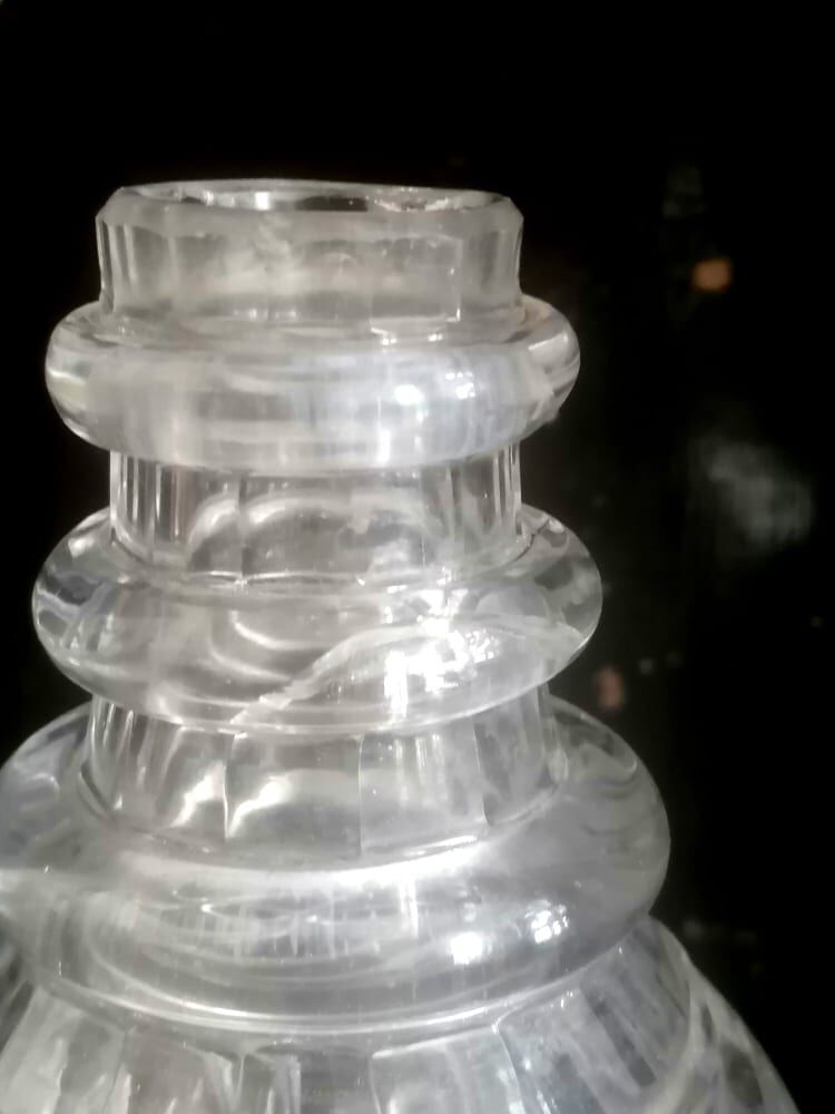 Charles X decanter with cabochons