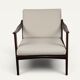 Scandinavian lounge chair in solid teak, 1960s