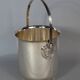 Christofle silver metal ice bucket decorated with palm leaves Superb condition SB907