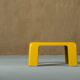 Yellow Amanta coffee table by Mario Bellini for C&B Italia, Italy, 1970s