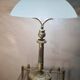 Elégante Lampe Napoléon III de bureau fin 18e   47x33
