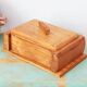 Handcrafted wooden box in art deco style, vintage