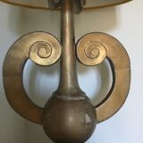 Large gilded wooden lamp