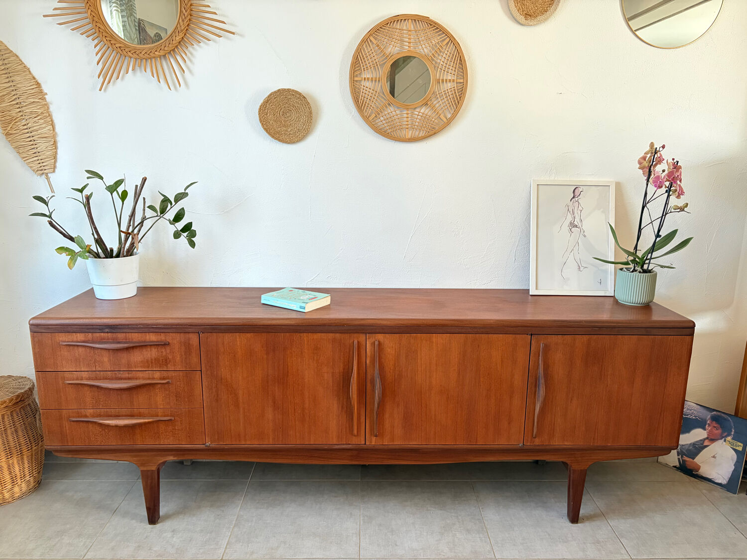 Vintage teak sideboard