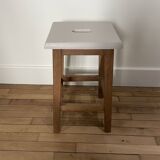 Vintage oak stool 260287