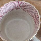 3 old Pexonne cups, Egyptian decor