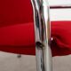 Red armchair, Italian design, 1970s, made in Italy