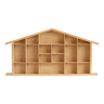 Etagère maison en bois