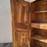 Louis xv cabinet in walnut gendarme’s hat