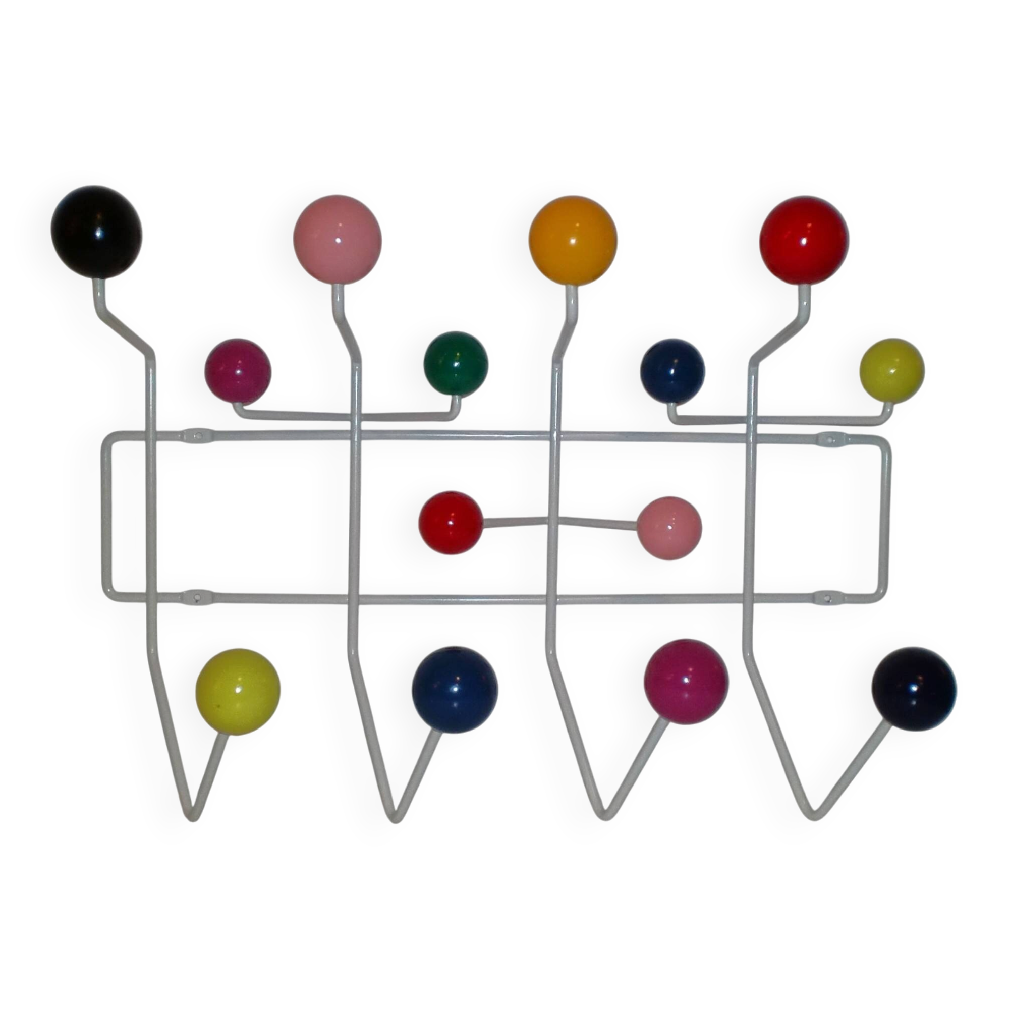 70s Coat Rack Atomic Space-Age Hang-it-All, Design Charles & Ray Eames