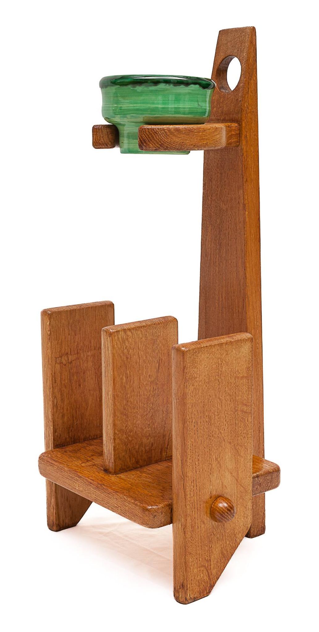 Magazine rack ashtray by Guillerme and Chambron