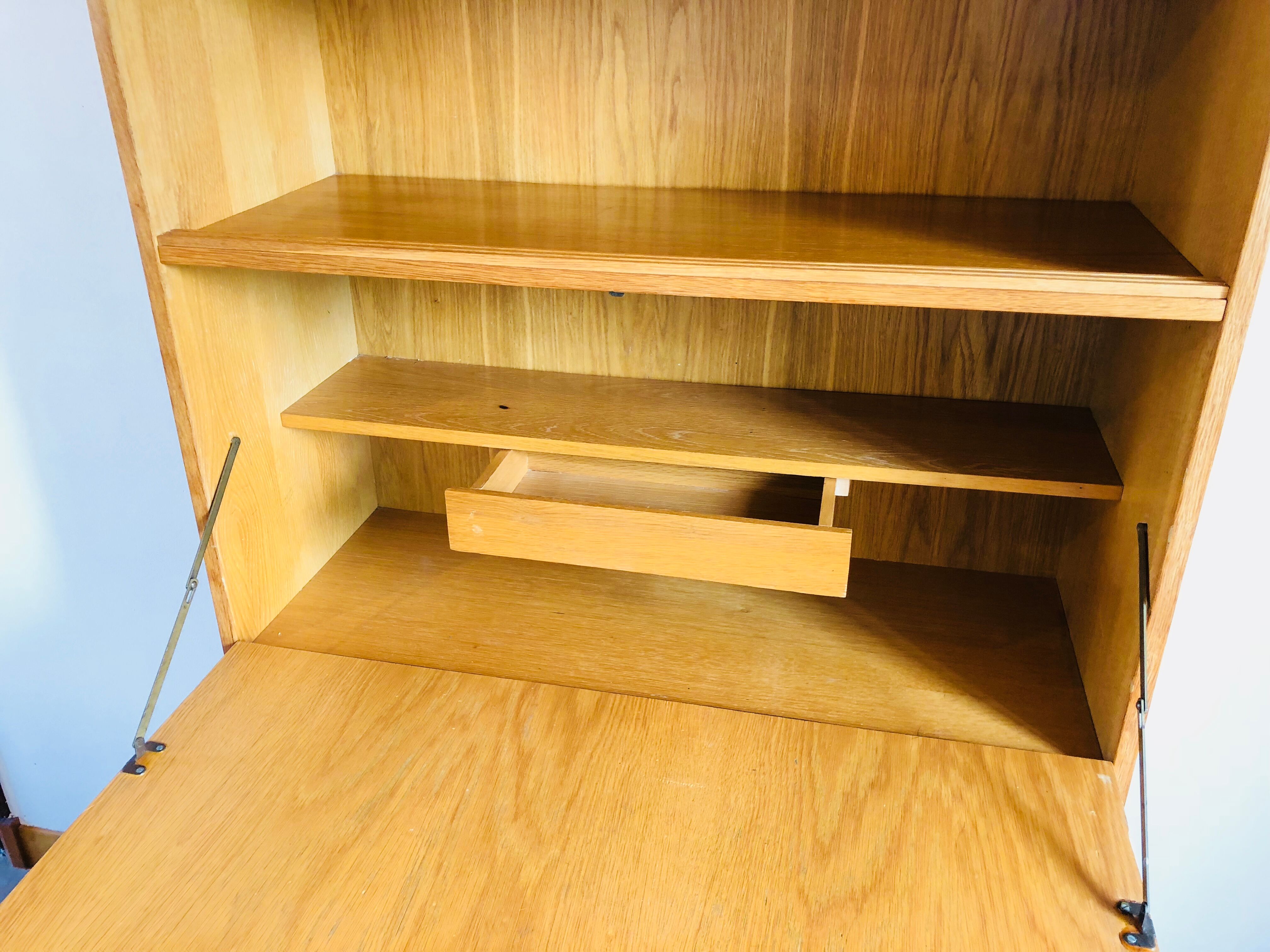 Vintage Secretary in oak 1960