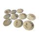 10 porcelain dessert plates xixth century