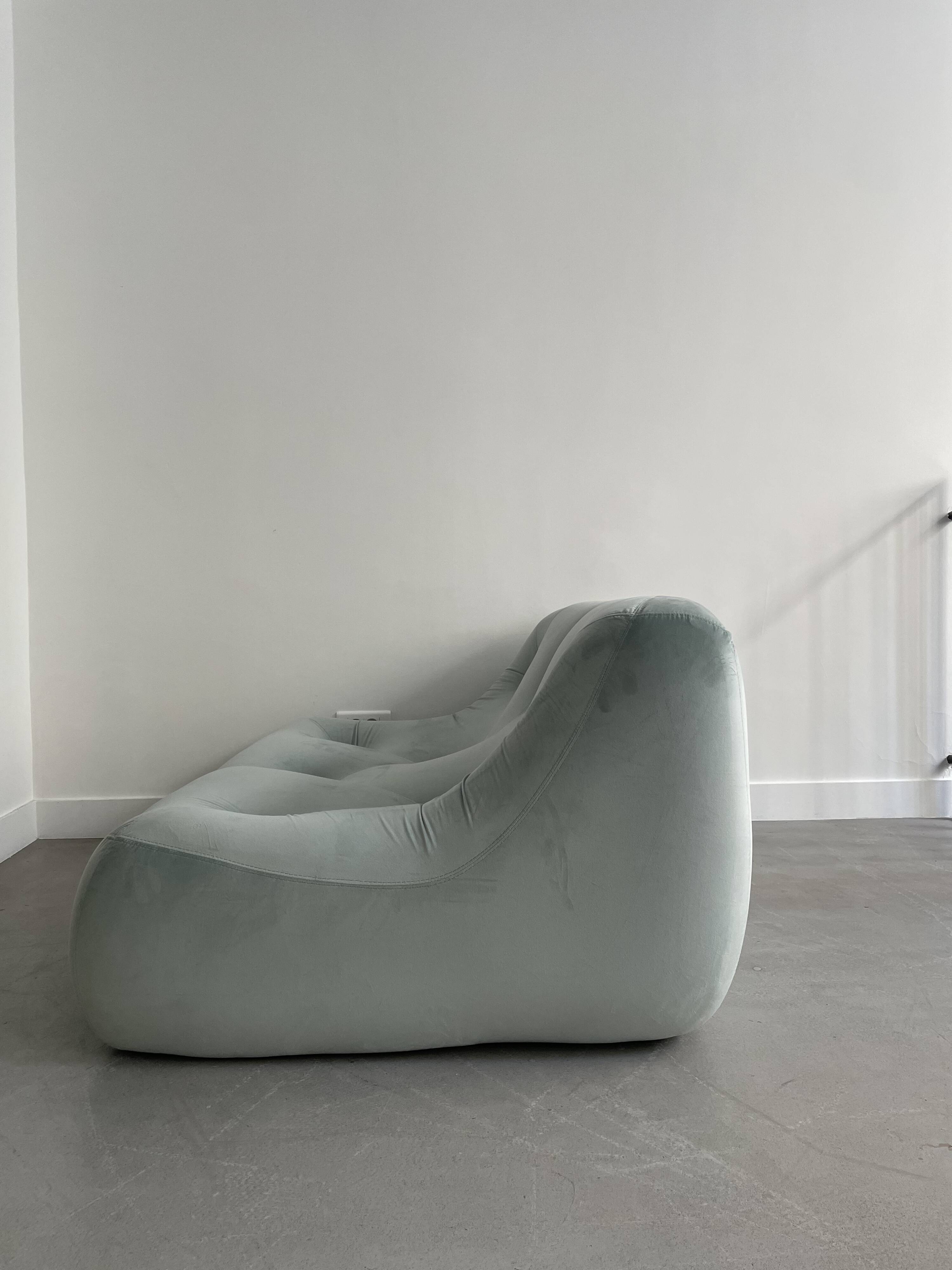 Kali green 2-seater sofa by Michel Ducaroy for Ligne Roset