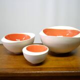 Set of 3 ceramic bowls by Olav Slingerland, Netherlands
